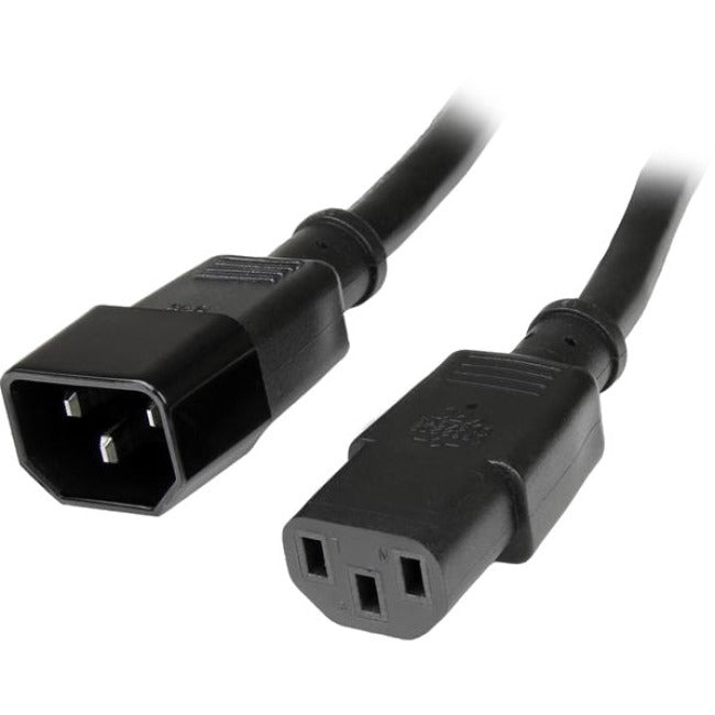 StarTech.com 10 ft Standard Computer Power Cord Extension - C14 to C13