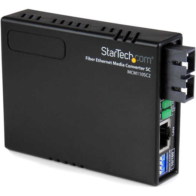 StarTech.com StarTech.com 10-100 Fiber to Ethernet Media Converter Multi Mode SC 2 km