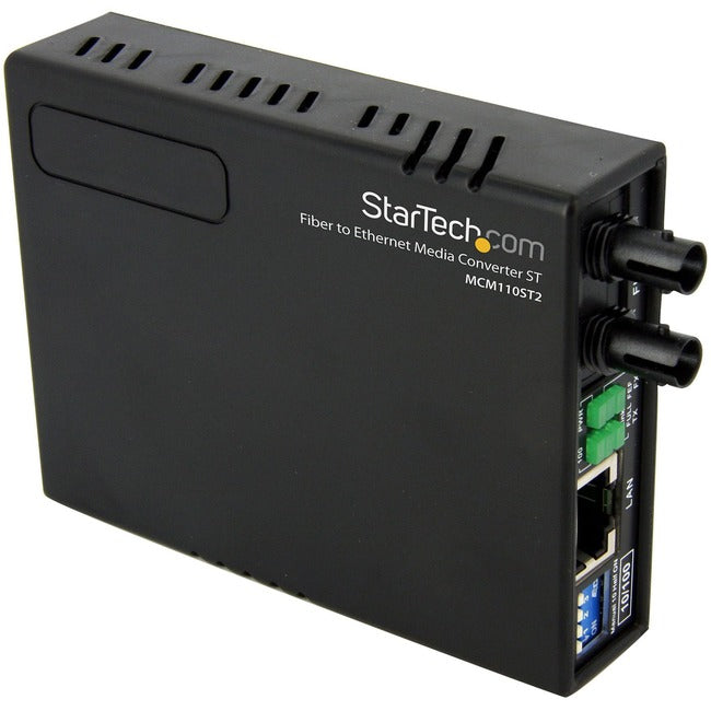 StarTech.com 10-100 Multi Mode Fiber Copper Fast Ethernet Media Converter ST 2 km