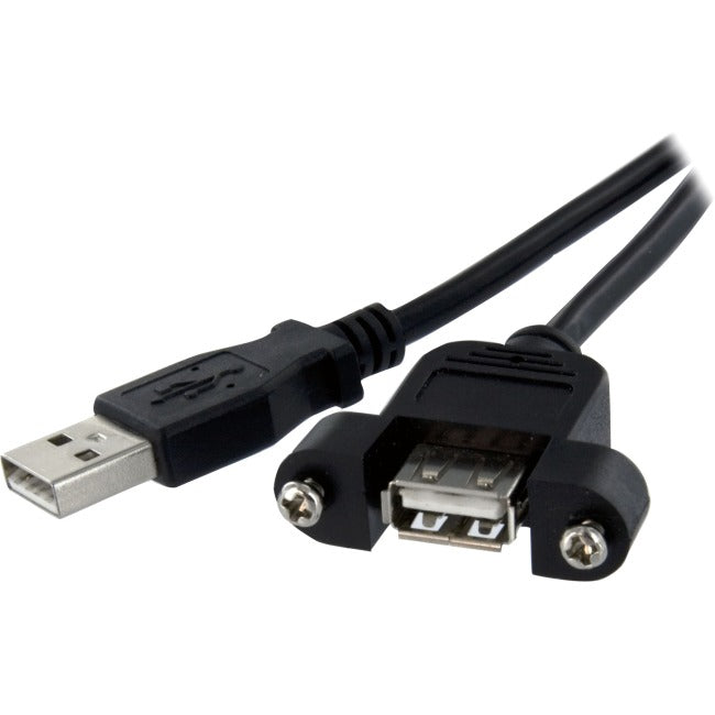 StarTech.com StarTech.com 1 ft Panel Mount USB Cable A to A - F-M