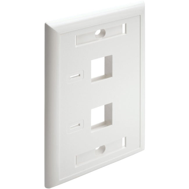 Tripp Lite N042-001-WH 2-Socket Faceplate