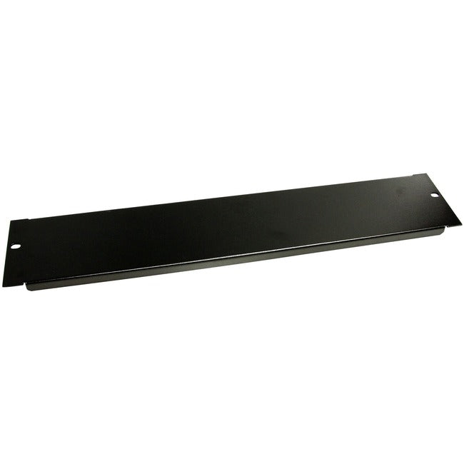 StarTech.com Blanking Panel - 2U - 19in - Steel - Black - Blank Rack Panel - Filler Panel - Rack Mount Panel - Rack Blanks