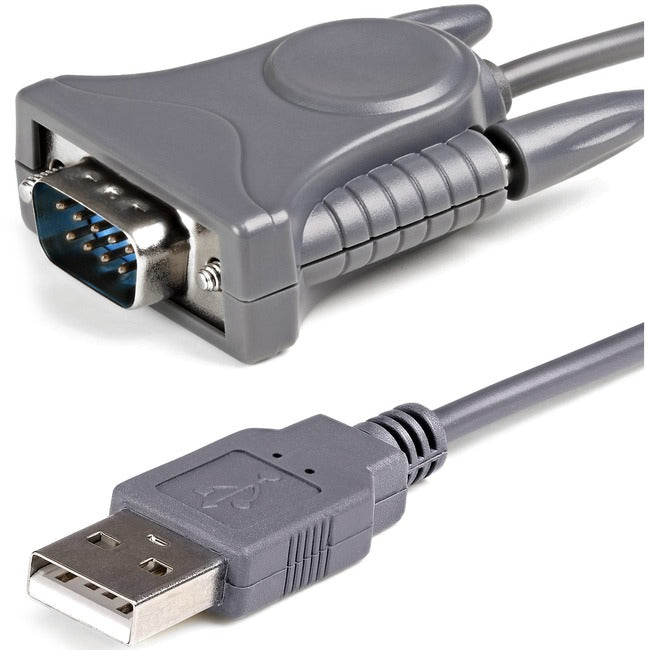 StarTech.com USB to Serial Adapter - 3 ft - 1m - with DB9 to DB25 Pin Adapter - Prolific PL-2303 - USB to RS232 Adapter Cable