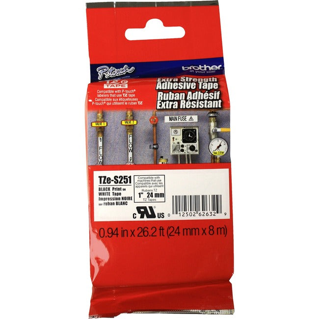 Brother Extra Strength Adhesive 1" TZ Tapes