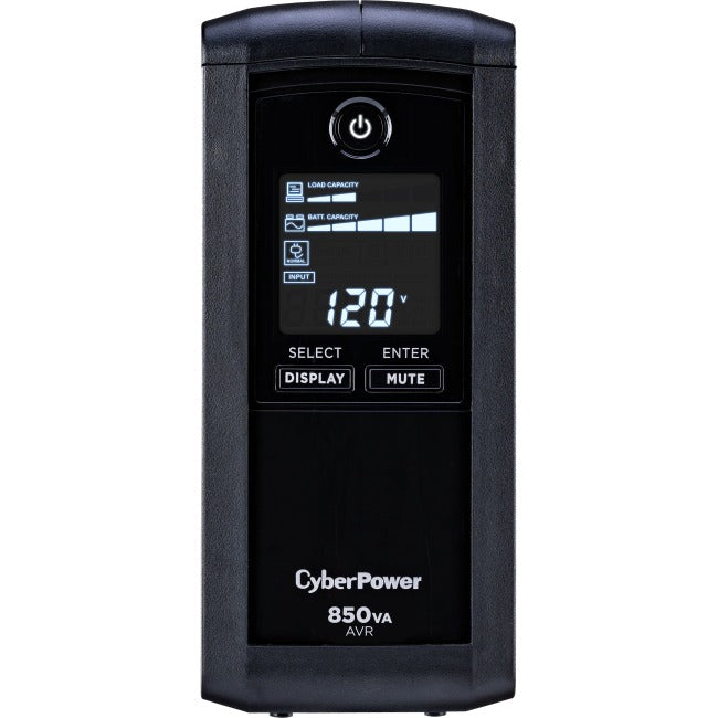 CyberPower UPS Systems CP850AVRLCD Intelligent LCD -  Capacity: 850 VA - 510 W