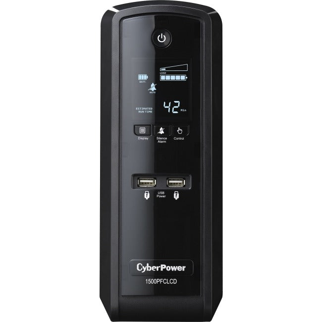 CyberPower PFC Sinewave CP1500PFCLCD - Capacity: 1500VA - 1000W