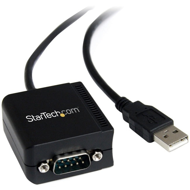 StarTech.com USB to Serial Adapter - Optical Isolation - USB Powered - FTDI USB to Serial Adapter - USB to RS232 Adapter Cable