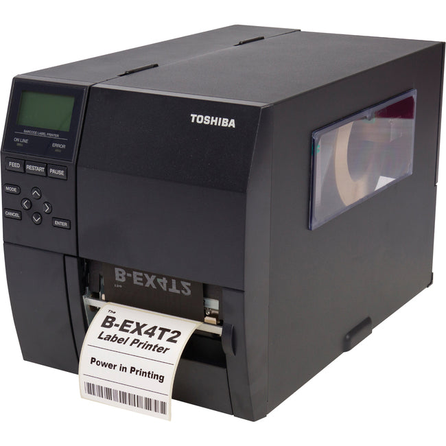 Toshiba B-EX4T2 Desktop Direct Thermal-Thermal Transfer Printer - Monochrome - Label Print - Ethernet - USB  FRN
