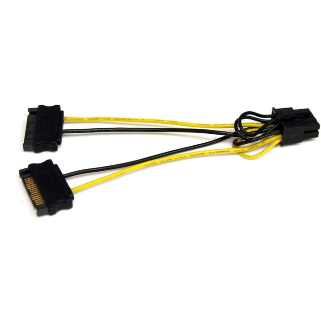 Star Tech.com 6in SATA Power to 8 Pin PCI Express Video Card Power Cable Adapter