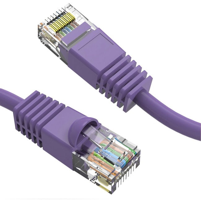 Axiom 1FT CAT6 UTP 550mhz Patch Cable Snagless Molded Boot (Purple)