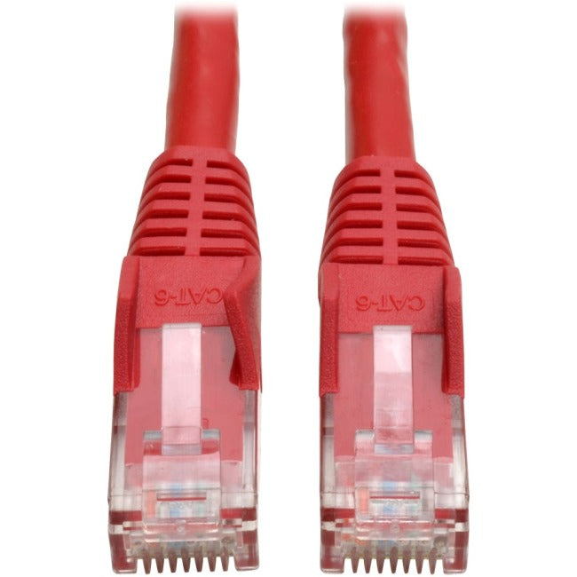 Tripp Lite 15-ft. Cat6 Gigabit Snagless Molded Patch Cable(RJ45 M-M) - Red
