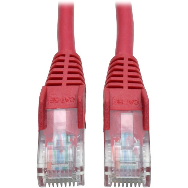 Tripp Lite 50-ft. Cat5e 350MHz Snagless Molded Cable (RJ45 M/M) - Red