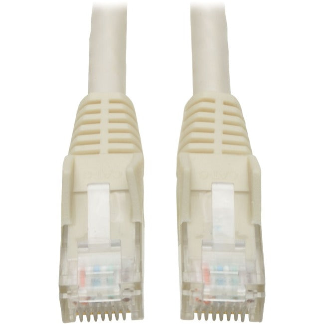Tripp Lite 15-ft. Cat6 Gigabit Snagless Molded Patch Cable(RJ45 M-M) - White