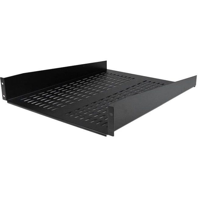 StarTech.com 2U 22in Vented Rack Mount Shelf - Fixed Server Rack Cabinet Shelf - 50lbs - 22kg