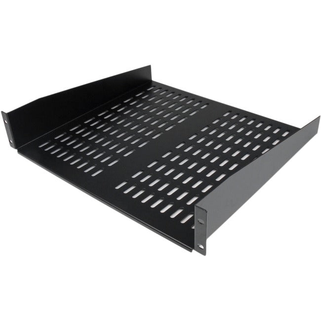 StarTech.com 2U 16in Universal Vented Rack Mount Cantilever Shelf - Fixed Server Rack Cabinet Shelf - 50lbs - 22kg