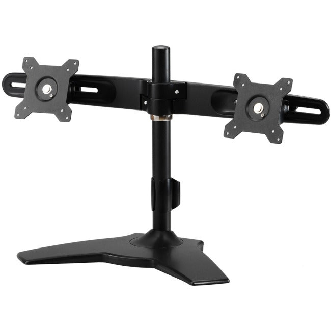 Amer Mounts Stand Based Dual Monitor Mount for two 15"-24" LCD-LED Flat Panel Screens