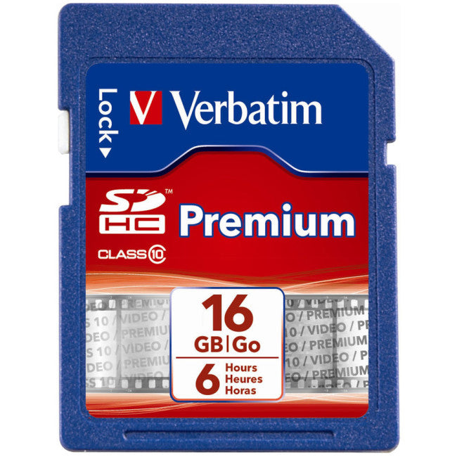 Verbatim 16 GB Class 10 SDHC - 12 Pack