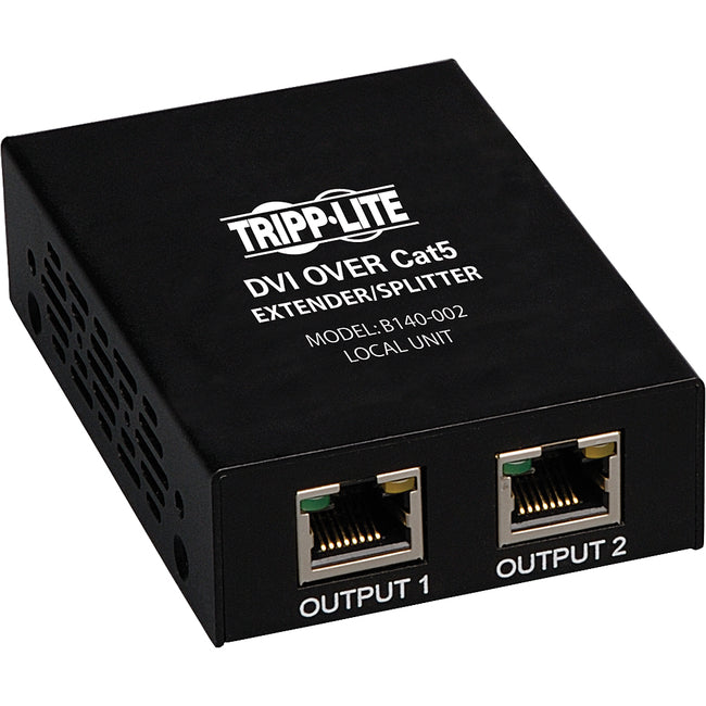 Tripp Lite DVI over Cat5 Extender-Splitter, 2-Port Local Transmitter Unit