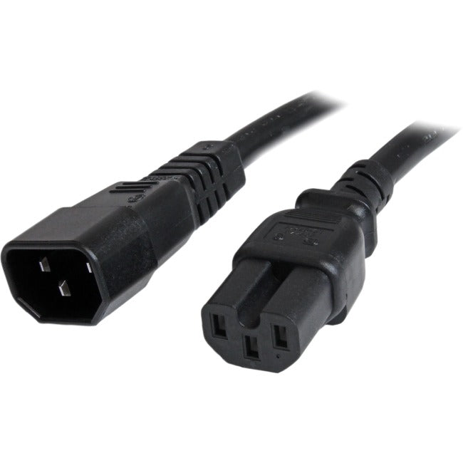 Star Tech.com 3 ft 14 AWG Computer Power Cord - IEC C14 to IEC C15