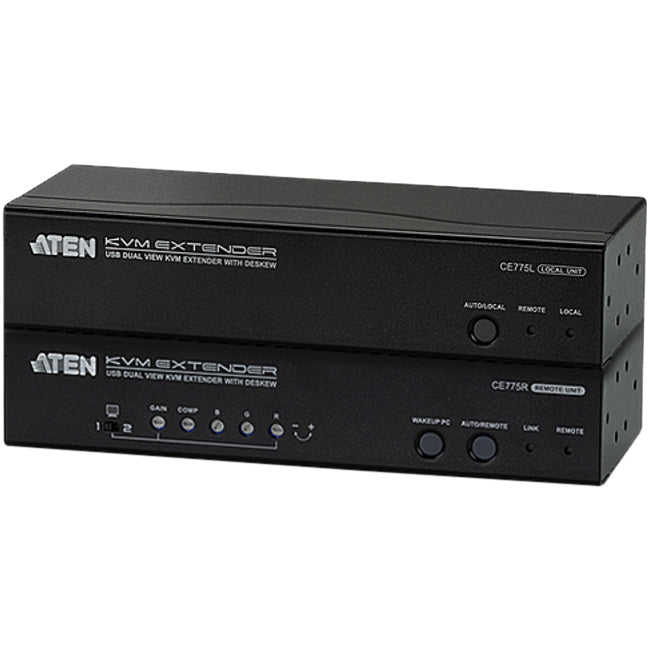 ATEN USB Dual View KVM Extender with Deskew