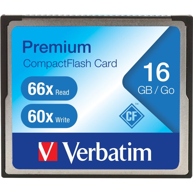 Verbatim 16GB 66X Premium Compact Flash Memory Card