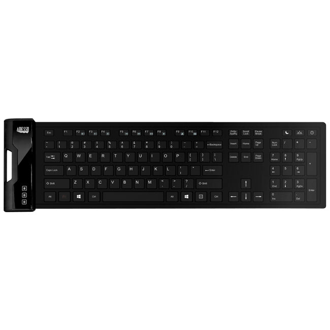 Adesso SlimTouch 232 Antimicrobial Waterproof Flex Keyboard (Full Size)