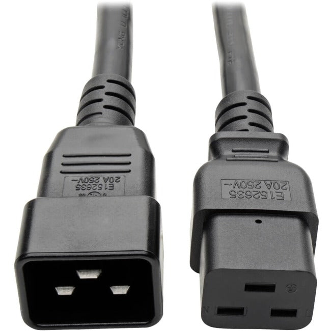 Tripp Lite 6ft Power Cord Extension Y Splitter Cable C19 to C20 20A 12AWG 6'