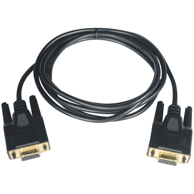 Tripp Lite 10ft Null Modem Serial RS232 Cable Adapter DB9 F-F 10'