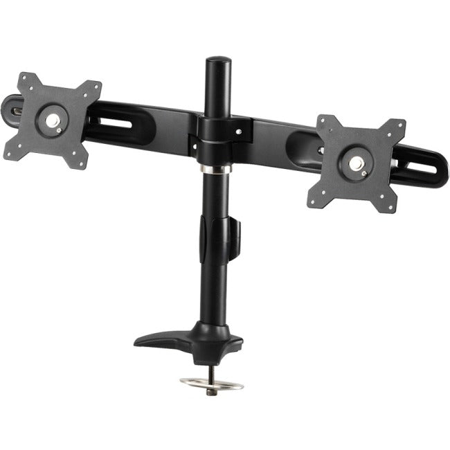 Amer Mounts Grommet Based Dual Monitor Mount for two 15"-24" LCD-LED Flat Panel Screens