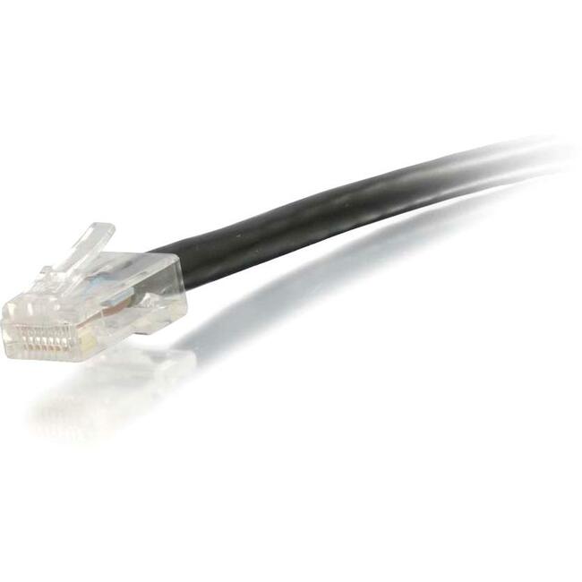 C2G 10 ft Cat6 Non Booted UTP Unshielded Network Patch Cable - Black