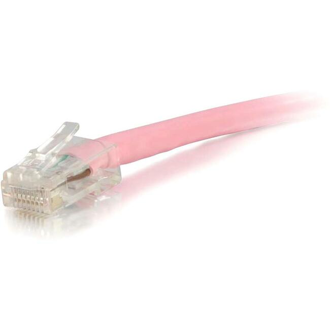 C2G 1 ft Cat6 Non Booted UTP Unshielded Network Patch Cable - Pink