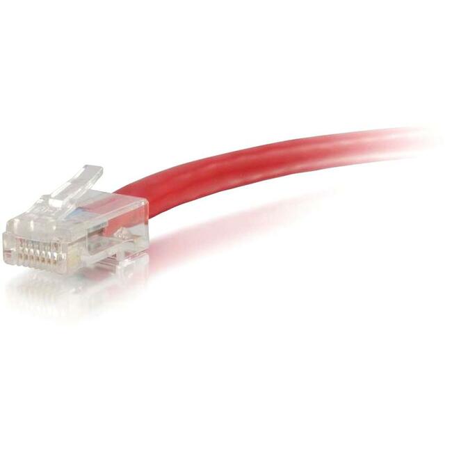 C2G 1 ft Cat6 Non Booted UTP Unshielded Network Patch Cable - Red