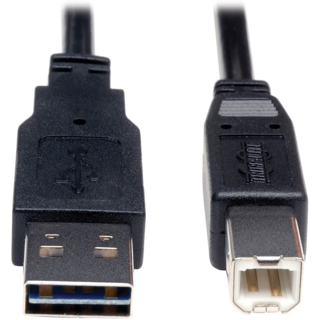 Tripp Lite Universal Reversible USB 2.0 A-Male to B-Male Device Cable - 6ft