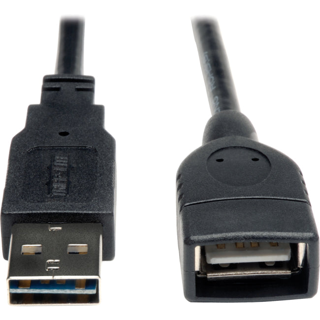 Tripp Lite Universal Reversible USB 2.0 A-Male to A-Female Extension Cable - 1ft