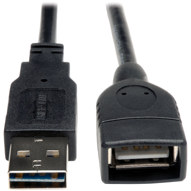 Tripp Lite Universal Reversible USB 2.0 A-Male to A-Female Extension Cable - 6ft