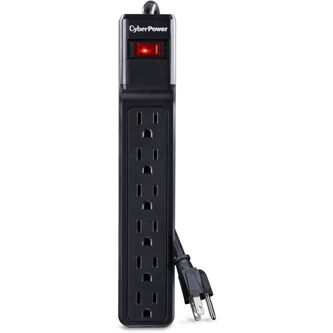 CyberPower CSB604 Essential 6-Outlets Surge Suppressor with 900 Joules and 4FT Cord - Plain Brown Boxes