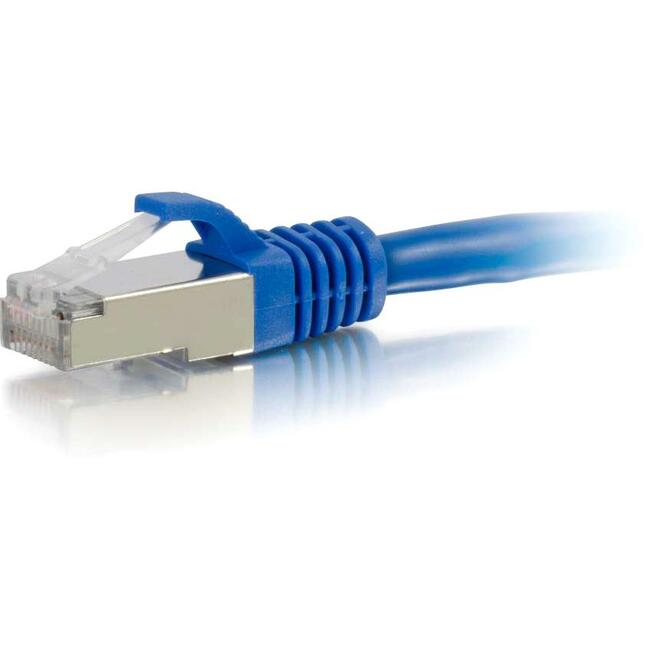 C2G 2ft Cat6 Snagless Shielded (STP) Network Patch Cable - Blue