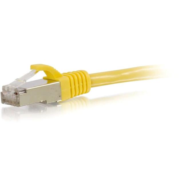 C2G 15ft Cat6 Ethernet Cable - Snagless Shielded (STP) - Yellow