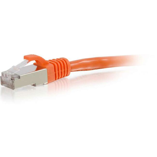 C2G 5ft Cat6 Ethernet Cable - Snagless Shielded (STP) - Orange