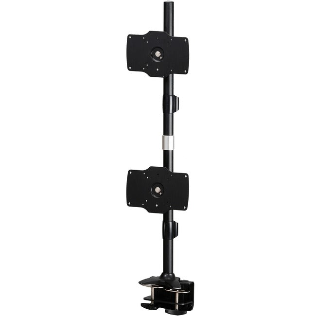 Amer Mounts Clamp Based Hex Monitor Mount for six 15"-24" LCD-LED Flat Panel Screens Vertical Clamp Based Dual Monitor Mount for two 24"-32" LCD-LED Flat Panels