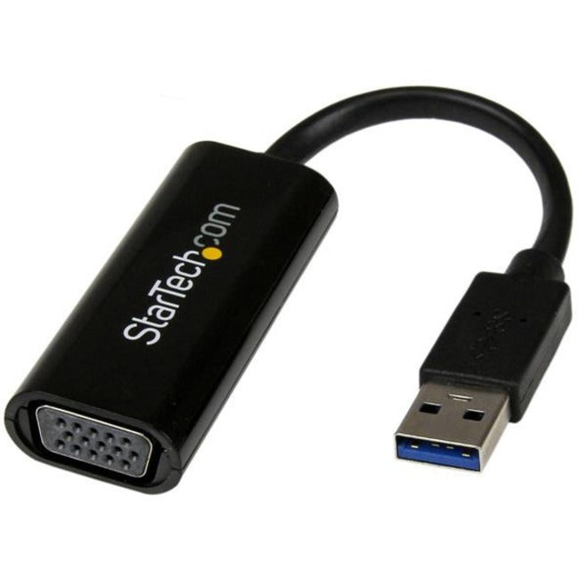 StarTech.com Slim USB 3.0 to VGA External Video Card Multi Monitor Adapter - 1920x1200 - 1080p