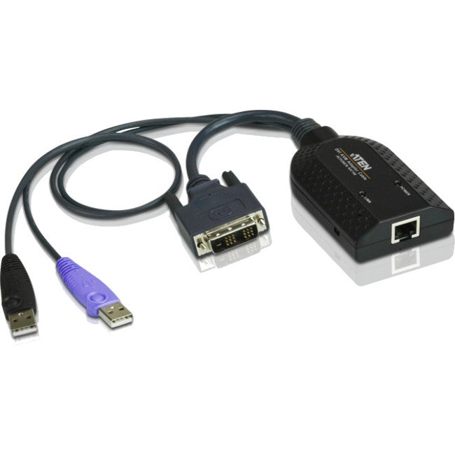 ATEN DVI USB Virtual Media KVM Adapter Cable with Smart Card Reader (CPU Module)