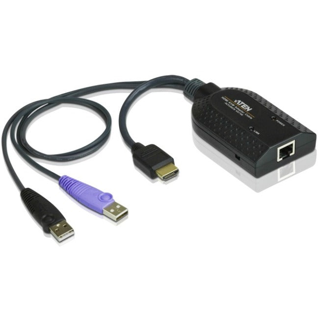 ATEN HDMI USB Virtual Media KVM Adapter Cable with Smart Card Reader (CPU Module)