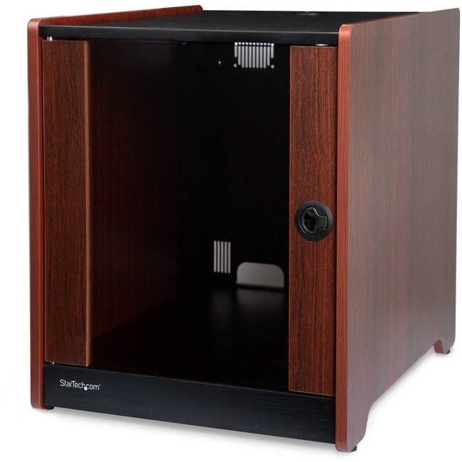 StarTech.com 12U Rack Enclosure Server Cabinet - 21 in. Deep - Wood Finish - Flat Pack  FRN