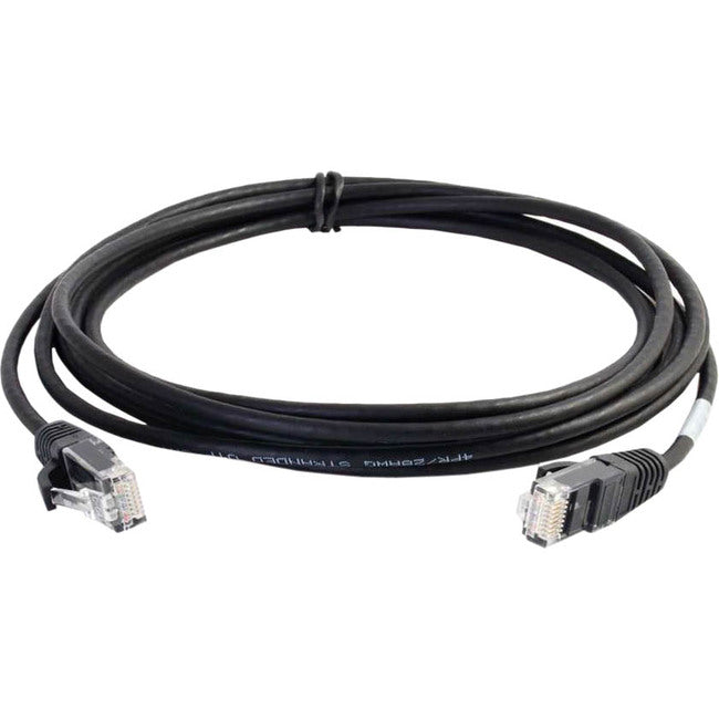 C2G 2.5ft Cat6 Ethernet Cable - Slim - Snagless Unshielded (UTP) - Black