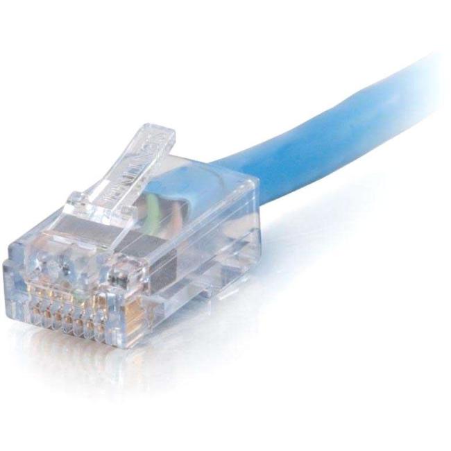 C2G 15 ft Cat6 Non Booted Plenum UTP Unshielded Network Patch Cable - Blue