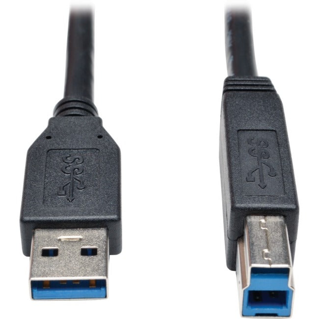 Tripp Lite USB 3.0 SuperSpeed Device Cable (AB M-M) Black, 6-ft