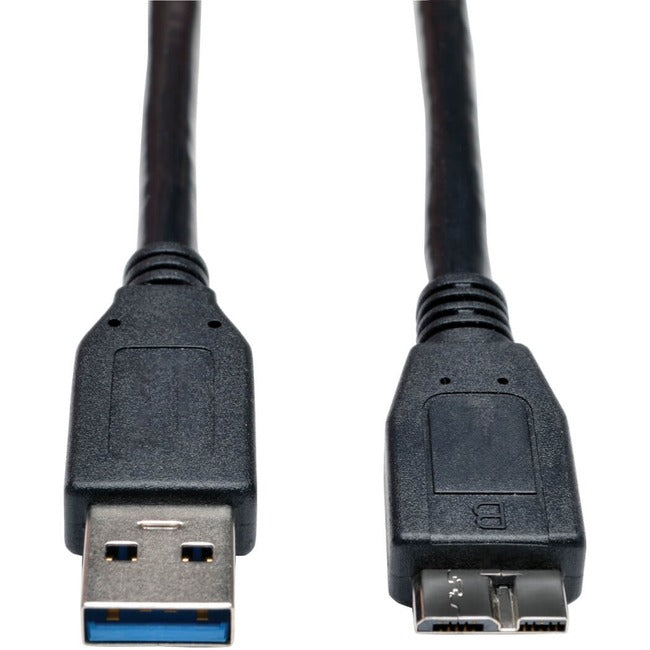 Tripp Lite USB 3.0 SuperSpeed Device Cable (A to Micro-B M-M) Black, 6-ft