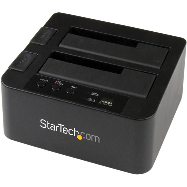 StarTech.com eSATA - USB 3.0 Hard Drive Duplicator Dock - Standalone HDD Cloner with SATA 6Gbps for fast-speed duplication