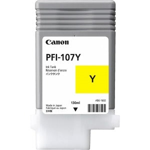 Canon PFI-107Y Original Ink Cartridge - Yellow